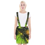 Machine Technology Circuit Electronic Computer Technics Detail Psychedelic Abstract Pattern Braces Suspender Skirt