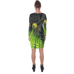 Asymmetric Cut-Out Shift Dress 