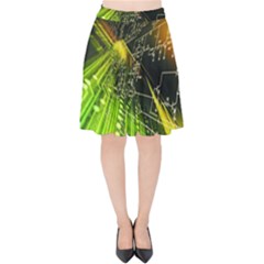 Velvet High Waist Skirt 