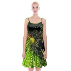 Spaghetti Strap Velvet Dress 