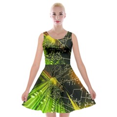 Velvet Skater Dress 