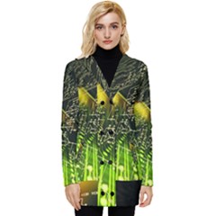 Button Up Hooded Coat  