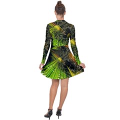 Long Sleeve Panel Dress 