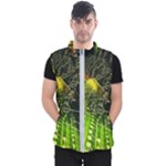 Machine Technology Circuit Electronic Computer Technics Detail Psychedelic Abstract Pattern Men s Puffer Vest