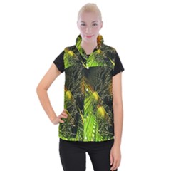 Machine Technology Circuit Electronic Computer Technics Detail Psychedelic Abstract Pattern Women s Button Up Vest from ArtsNow.com