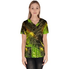 Women s V-Neck Scrub Top 