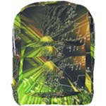 Machine Technology Circuit Electronic Computer Technics Detail Psychedelic Abstract Pattern Full Print Backpack