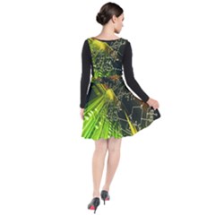 Plunge Pinafore Dress 