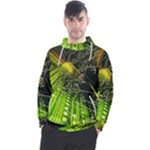 Machine Technology Circuit Electronic Computer Technics Detail Psychedelic Abstract Pattern Men s Pullover Hoodie