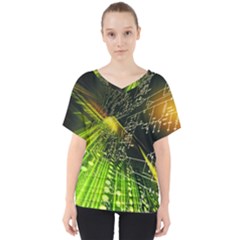 V-Neck Dolman Drape Top 
