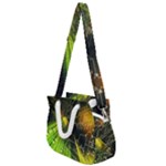 Machine Technology Circuit Electronic Computer Technics Detail Psychedelic Abstract Pattern Rope Handles Shoulder Strap Bag