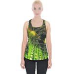 Machine Technology Circuit Electronic Computer Technics Detail Psychedelic Abstract Pattern Piece Up Tank Top