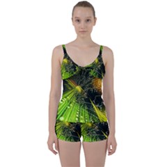 Tie Front Two Piece Tankini 
