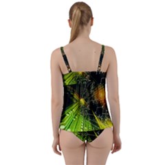 Twist Front Tankini Set 