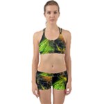 Machine Technology Circuit Electronic Computer Technics Detail Psychedelic Abstract Pattern Back Web Gym Set