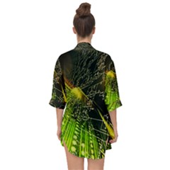 Open Front Chiffon Kimono 