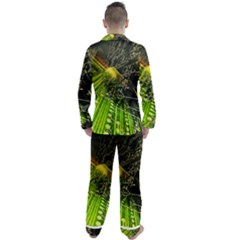 Men s Long Sleeve Satin Pajamas Set 