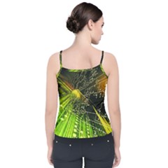 Velvet Spaghetti Strap Top 