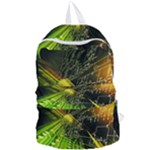 Machine Technology Circuit Electronic Computer Technics Detail Psychedelic Abstract Pattern Foldable Lightweight Backpack