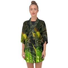 Half Sleeve Chiffon Kimono 