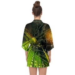 Half Sleeve Chiffon Kimono 