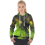 Machine Technology Circuit Electronic Computer Technics Detail Psychedelic Abstract Pattern Women s Overhead Hoodie