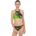 Machine Technology Circuit Electronic Computer Technics Detail Psychedelic Abstract Pattern Halter Bikini Set