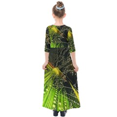 Kids  Quarter Sleeve Maxi Dress 