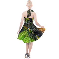 Halter Party Swing Dress  