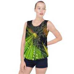 Bubble Hem Chiffon Tank Top 