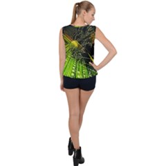 Bubble Hem Chiffon Tank Top 