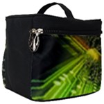 Machine Technology Circuit Electronic Computer Technics Detail Psychedelic Abstract Pattern Make Up Travel Bag (Big)