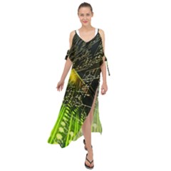 Maxi Chiffon Cover Up Dress 