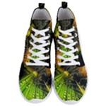 Machine Technology Circuit Electronic Computer Technics Detail Psychedelic Abstract Pattern Men s Lightweight High Top Sneakers
