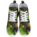 Machine Technology Circuit Electronic Computer Technics Detail Psychedelic Abstract Pattern Women s Lightweight High Top Sneakers