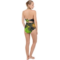 Scallop Top Cut Out Swimsuit 