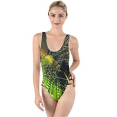 High Leg Strappy Swimsuit 