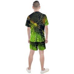 Men s Mesh T-Shirt and Shorts Set 