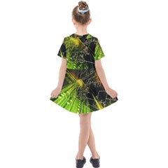 Kids  Short Sleeve Shirt Dress 