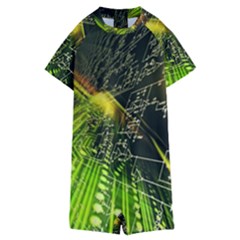 Kids  Boyleg Half Suit Swimwear 