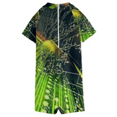 Kids  Boyleg Half Suit Swimwear 