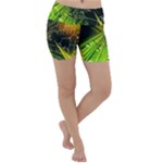 Machine Technology Circuit Electronic Computer Technics Detail Psychedelic Abstract Pattern Lightweight Velour Yoga Shorts