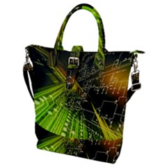 Buckle Top Tote Bag 