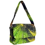 Machine Technology Circuit Electronic Computer Technics Detail Psychedelic Abstract Pattern Courier Bag