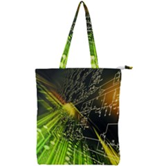 Double Zip Up Tote Bag 