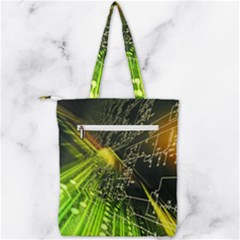 Double Zip Up Tote Bag 