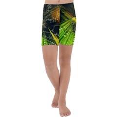Kids  Lightweight Velour Capri Yoga Leggings 