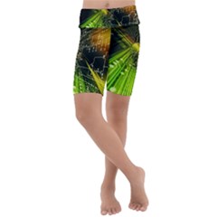 Kids  Lightweight Velour Cropped Yoga Leggings 