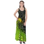 Machine Technology Circuit Electronic Computer Technics Detail Psychedelic Abstract Pattern Sleeveless Velour Maxi Dress