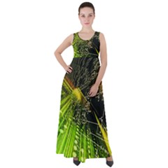Empire Waist Velour Maxi Dress 